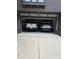 Spacious two car garage with high ceilings and concrete floor at 3026 Kalex Ct, Charlotte, NC 28204