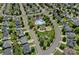 Wonderful aerial view of community pool, playground, and surrounding single Gathering homes at 321 Almora Loop, Mooresville, NC 28115