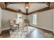Charming sitting area with vaulted ceiling, cozy furniture and natural light at 3587 Ridgetop Rd, Sherrills Ford, NC 28673