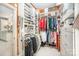 Spacious walk-in closet with custom shelving and ample storage for clothes and shoes at 408 Johnsfield Rd, Shelby, NC 28150