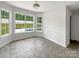 Dining room features large windows overlooking the backyard at 4550 Briarcreek Rd, Maiden, NC 28650
