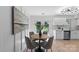Stylish breakfast nook boasts backyard views at 5329 Valley Forge Rd, Charlotte, NC 28210