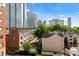 Great city views of Charlotte from a high-rise building at 715 N Church St # 513, Charlotte, NC 28202