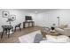 Cozy living room with stylish furnishings, creating a warm and inviting atmosphere for relaxation at 715 White Oaks Cir, Monroe, NC 28110