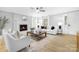 Inviting living room with fireplace, modern furniture, and a cozy atmosphere at 715 White Oaks Cir, Monroe, NC 28110