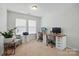 Bright home office with custom desk, lots of light and room for two at 78114 Rillstone Dr, Lancaster, SC 29720