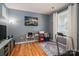Cozy home office featuring a window, and calming neutral walls at 104 Wingstem Ct, Mooresville, NC 28117