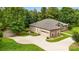 View of house with spacious driveway leading to attached garage at 106 Pier Point Dr, Stony Point, NC 28678
