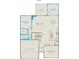 First floor plan featuring an open layout with a large kitchen, dining room, great room, and a patio at 12235 Colton View Ln # 386, Charlotte, NC 28278