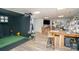 Finished basement with studio, workshop, and potential living space at 135 Oak Creek Dr, Rockwell, NC 28138