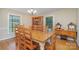 Cozy dining room with hardwood floors and natural light at 135 Oak Creek Dr, Rockwell, NC 28138