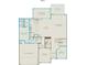 First floor layout featuring a spacious kitchen, sunroom, guest suite, and seamlessly connected gathering and dining areas at 13932 Penbury Rd # 400, Charlotte, NC 28278