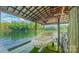 Covered boat lift showcasing a boat ready for a day on the lake, offering convenience and protection at 18205 Royal Oak Rd, Charlotte, NC 28278