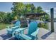 Relaxing dock featuring Adirondack chairs, a covered boat slip, and a boat lift at 18205 Royal Oak Rd, Charlotte, NC 28278