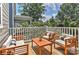 Outdoor deck with comfortable seating, perfect for relaxing and enjoying the scenic views at 402 Belton St, Charlotte, NC 28209