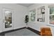 Bright office featuring natural light from the windows and access to the outdoors at 402 Belton St, Charlotte, NC 28209