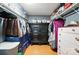 Walk-in closet with shelving, organized storage bins, and drawers for optimal space at 407 Rosemont Ave, Kannapolis, NC 28081