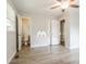 Bedroom with an en-suite bathroom and ceiling fan at 4308 Pinto Ln, Gastonia, NC 28052