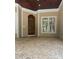 Inviting outdoor space with stained concrete and wood ceiling, perfect for relaxation at 6184 Chandler Rd, Clover, SC 29710