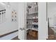Walk-in pantry with custom shelving for storage, convenient and well-organized at 827 Digby Rd, Rock Hill, SC 29730