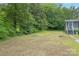 Expansive backyard with mature trees, lush greenery, and ample space for outdoor activities and landscaping at 119 Foote St, Chester, SC 29706