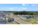 Planned community aerial view showing neatly arranged homes, green spaces, and streets at 12205 Hollinhope Dr, Charlotte, NC 28278