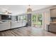 Comfortable living room with a view of the backyard and patio area at 13314 Pontchatrain Ave, Charlotte, NC 28273