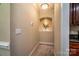 Hallway with a recessed niche and decorative trim, showcasing attention to detail at 141 Aberdeen Dr, Troutman, NC 28166