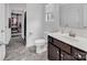 The bathroom has a view of the home gym at 171 Old Harbor Dr, Mount Gilead, NC 27306