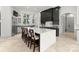 Modern kitchen featuring a large center island, sleek countertops, and state-of-the-art appliances at 173 Rehoboth Ln, Mooresville, NC 28117