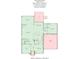 Detailed floor plan of the main level, showcasing the layout and dimensions of each room at 1830 Alden Oaks Ln, Charlotte, NC 28270