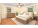 Cozy bedroom with hardwood floors, ample natural light, and a serene atmosphere at 1925 Montclair Ave, Gastonia, NC 28054