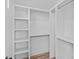 Bright, organized closet with built-in shelving and ample storage space at 209 Keswick Ave, Charlotte, NC 28206
