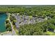 Aerial view of the community showcasing the well-maintained homes and green spaces at 218 Water Oak Dr, Pineville, NC 28134