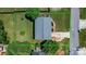 Aerial view of property with a green border highlighting property lines at 23 Redwood Ct, Alexander, NC 28601