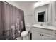 Bathroom with a toilet and a shower with a curtain at 2324 Loire Valley Dr, Indian Land, SC 29707