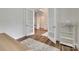 Bright office space with french doors, wood floors, and neutral tones at 2324 Loire Valley Dr, Indian Land, SC 29707