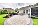 Back patio with an outdoor dining table and chairs at 2324 Loire Valley Dr, Indian Land, SC 29707