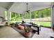 Screened-in porch with outdoor seating at 2324 Loire Valley Dr, Indian Land, SC 29707