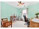 Bedroom with a desk, shelves, and chair at 3247 Mannington Dr, Charlotte, NC 28270