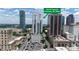 Great aerial view of the 333 W Trade St condo and downtown Charlotte at 333 W Trade St # 1106, Charlotte, NC 28202
