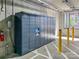 A Hub Amazon locker system in the package room at 333 W Trade St # 1106, Charlotte, NC 28202