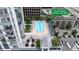 Rooftop pool and lounge area at 333 W Trade St in Charlotte, NC at 333 W Trade St # 1106, Charlotte, NC 28202