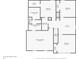 Detailed floor plan of the second floor, showing layout and dimensions of each room at 4151 Granite St, Midland, NC 28107