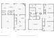 Detailed floor plan of the first and second floors of the house, showing the layout and dimensions of each room at 4151 Granite St, Midland, NC 28107