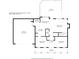 Detailed floorplan showcasing layout of kitchen, living spaces, and outdoor deck with dimensions at 4469 Greystone Sw Dr, Concord, NC 28027