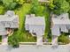 An aerial view of a home with a well maintained lawn and landscaping at 5707 Sustar Dr, Monroe, NC 28110
