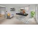 Bright office space with modern desk and ample natural light at 906 Wishing Well Ln, Charlotte, NC 28270