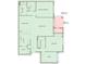 Condo floorplan showing open layout with primary suite, balcony, and kitchen at 17136 Red Feather Dr, Charlotte, NC 28277