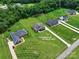 Aerial view of a home located at 174 Bellingershire Dr, Mt. Ulla NC 28125 at 174 Bellingshire Dr, Mt Ulla, NC 28125